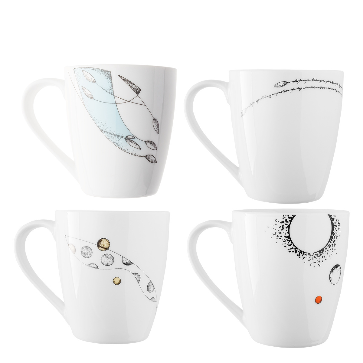 Tazza 330 ml Set 4 pezzi - S-Art Elements