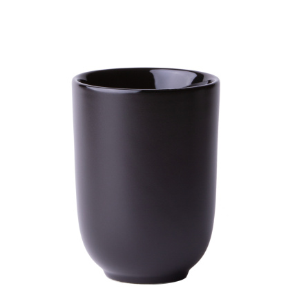 Tazza senza manico nera 300 ml - Flow