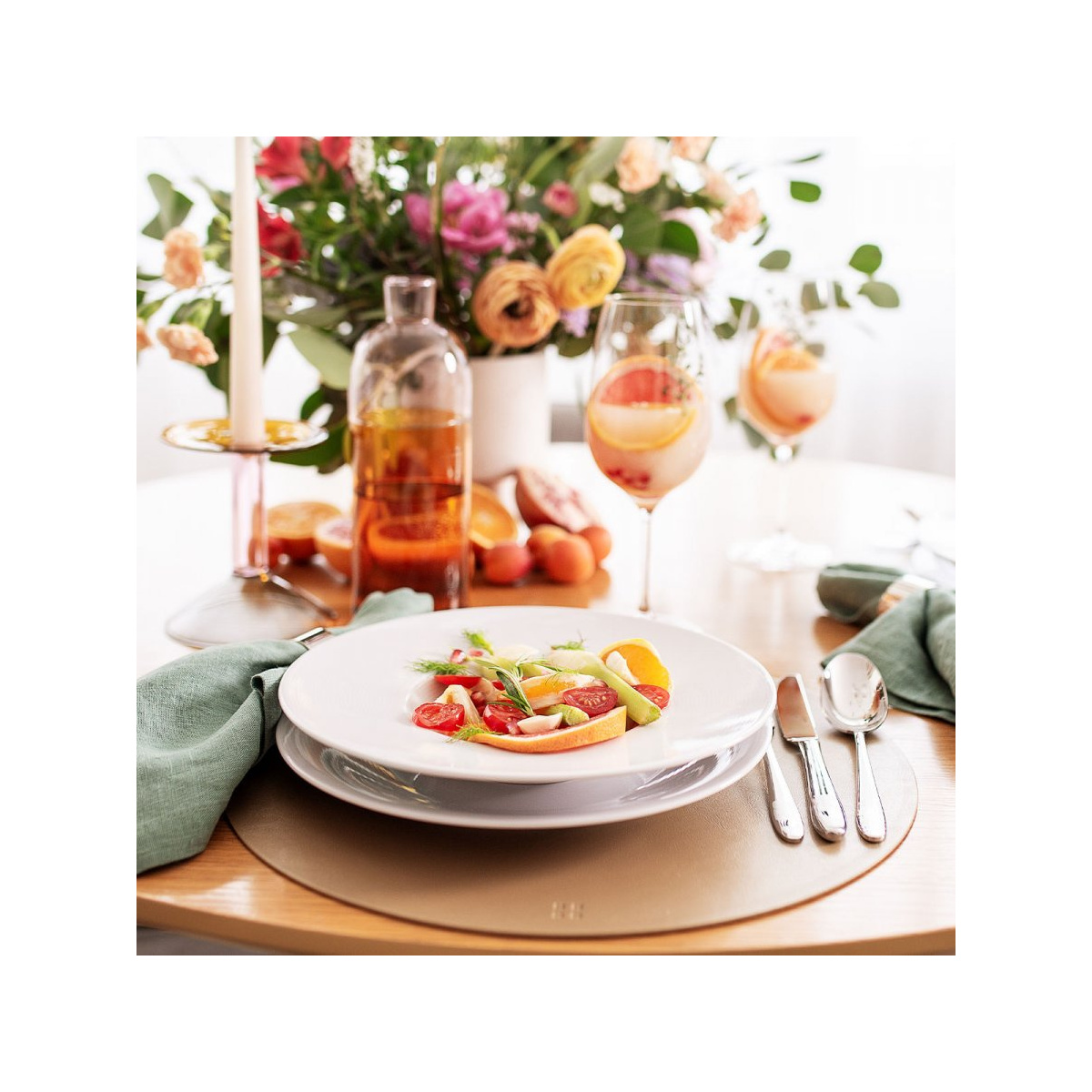 Piatto fondo 27 cm set 4 pz. - Basic Chic