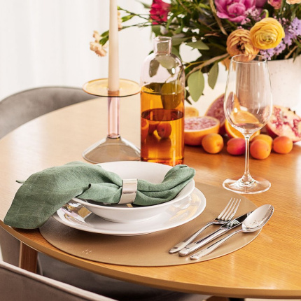 Piatto fondo 23 cm set 4 pz - Basic Chic