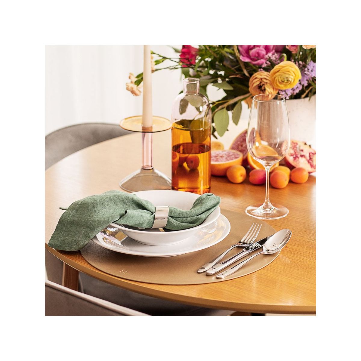 Piatto fondo 23 cm set 4 pz - Basic Chic