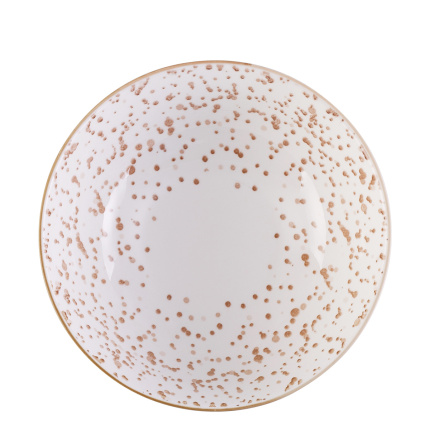 Ciotola per cereali bianca / champagne 17,8 cm - Basic