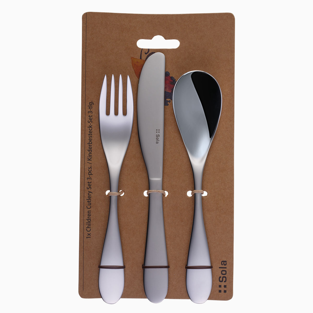 Set di posate per bambini 3 pezzi – Alpha