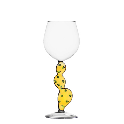 Calice da vino cactus giallo