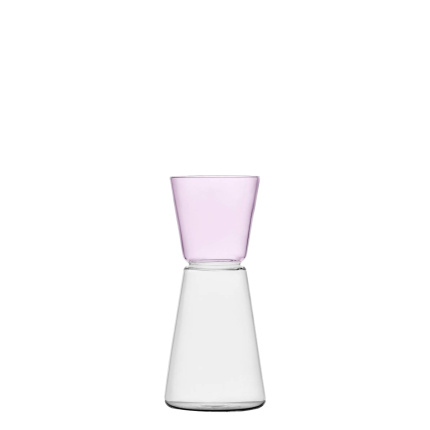 Caraffa rosa/trasparente 500 ml - Ichendorf