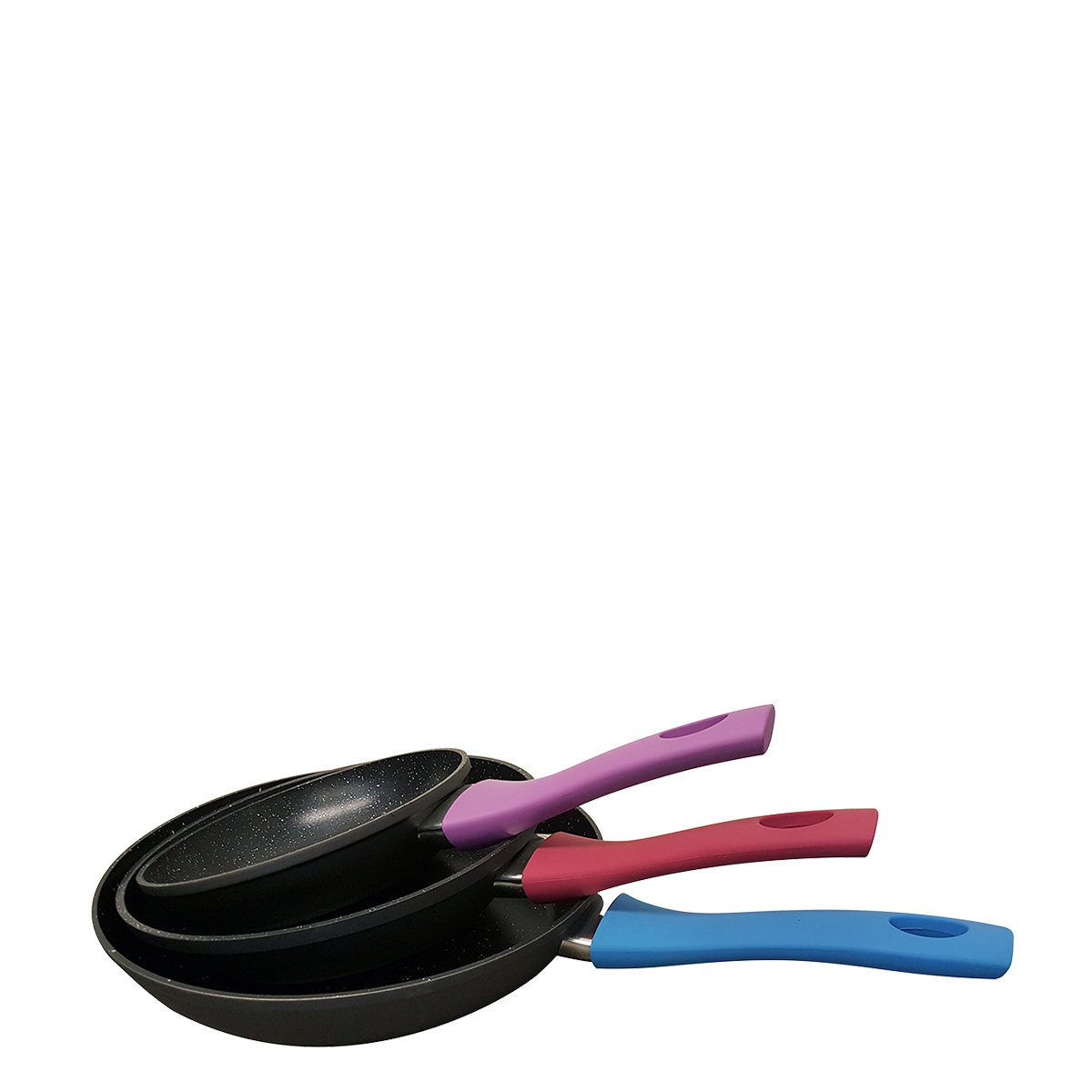 Set di padelle a colori 3 pezzi - Basic