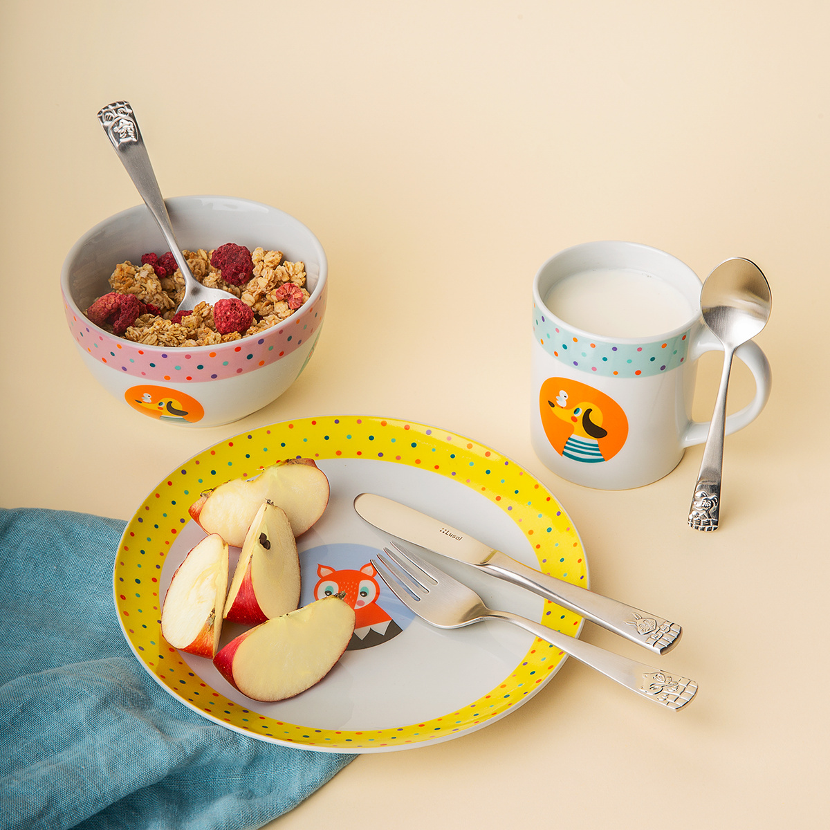 Set per bambini 7 pezzi