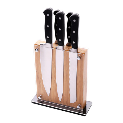 Set di coltelli con ceppo 6 pezzi - Profi-Line