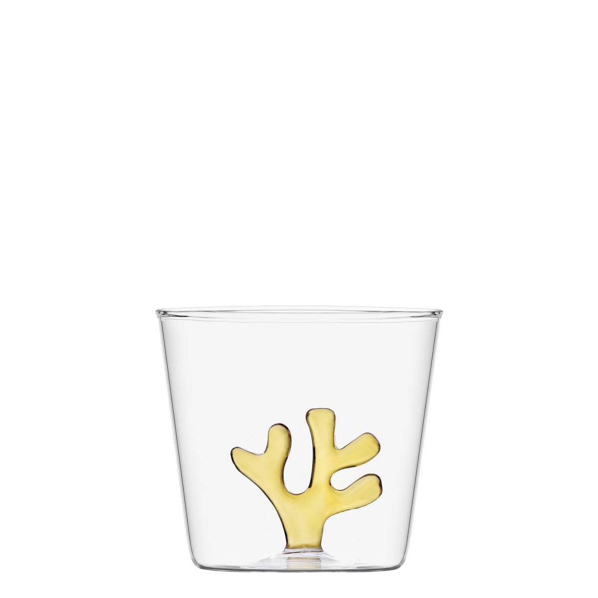 Bicchiere con corallo giallo 350 ml