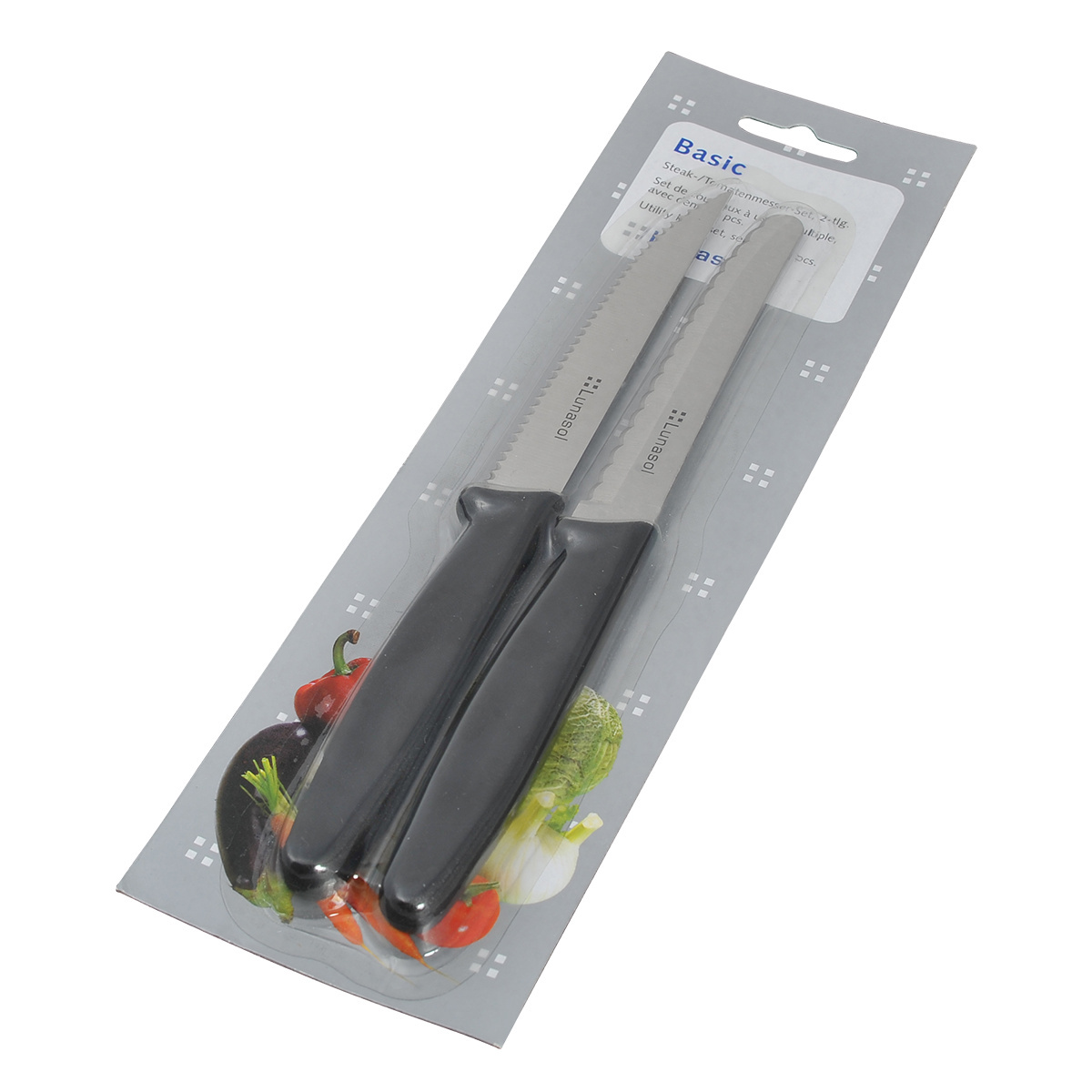 Set coltelli da steak / coltelli da pomodoro 2 pezzi – Basic