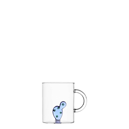 Tazza con cactus blu 350 ml
