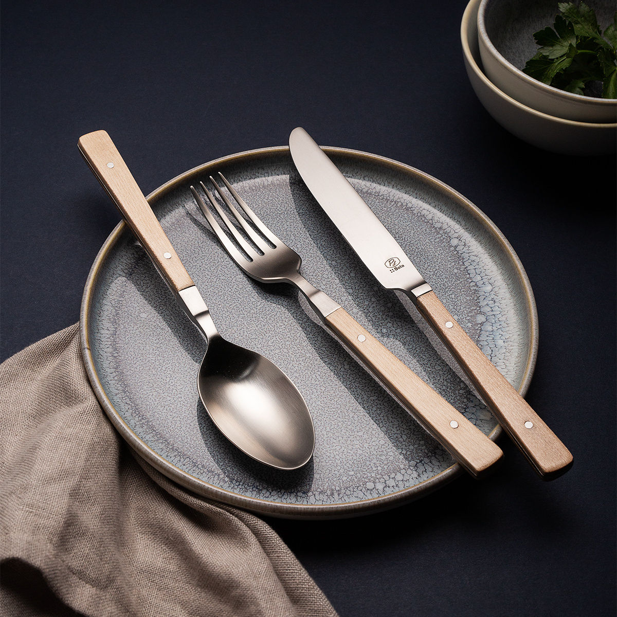 Set posate 24 pezzi – Image Maple Wood