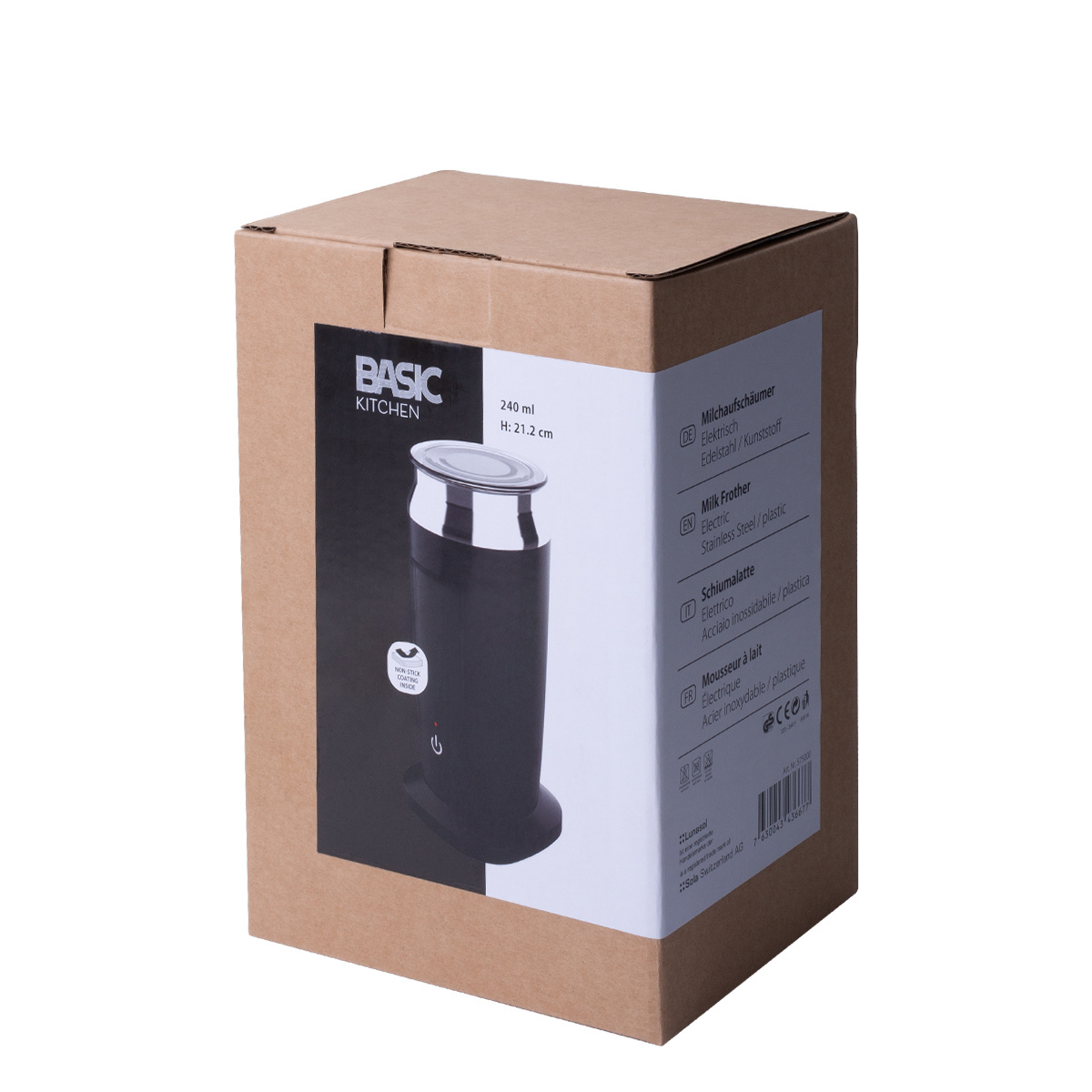 Montalatte elettrico 240 ml, Basic Kitchen