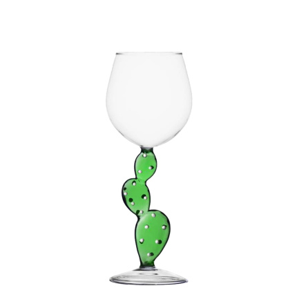 Calice da vino cactus verde