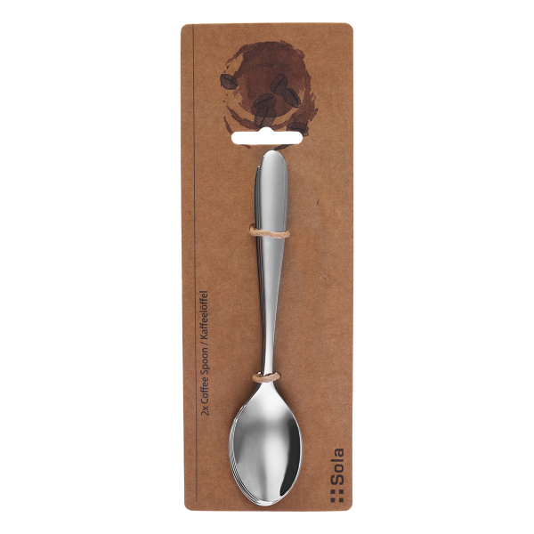 Cucchiaino da caffè set 2 pz - Alpha Basic