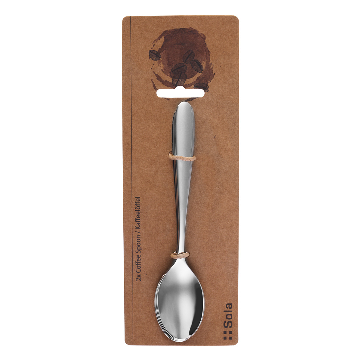 Cucchiaino da caffè set 2 pz - Alpha Basic