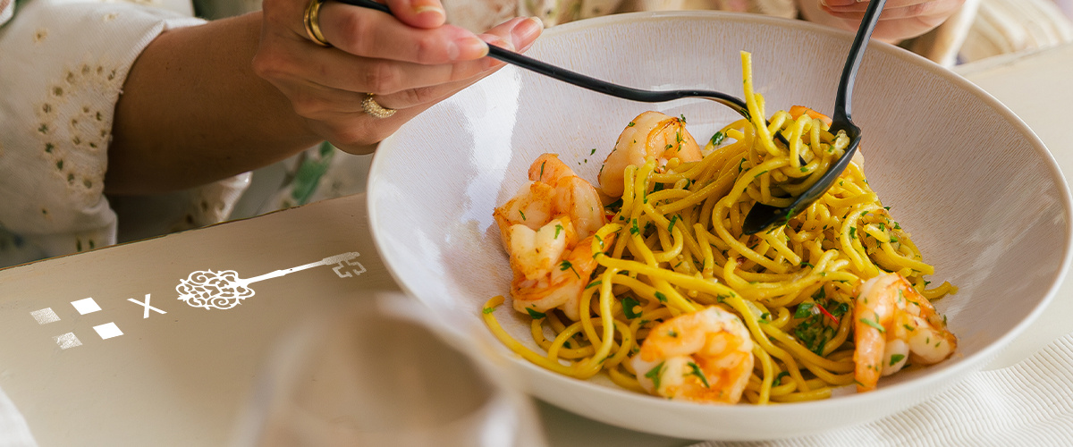 Spaghetti con gamberi, che potete preparare anche a casa